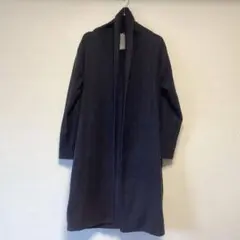 INMERCANTO　ガウンコート　ローブコート　羽織　ヘリンボーン　ネイビー