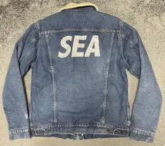 ジャケット・アウター wind and sea BAND DENIM JACKET wind and sea BAND DENIM JACKET BLUE