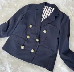 【タグ付き未使用】INGIN イング　ブレザー　ジャケット　ダブルブレスト　 紺