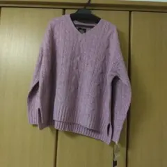 【未使用】アーバンリサーチドアーズ ハミルトンウール アラン柄ニット