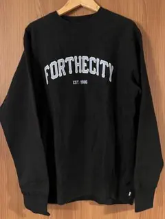 FTC　FOR THE CITY EST. 1986 黒トレーナー
