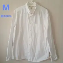 L.O.G.G. 長袖シャツ H&M ホワイト ボタンシャツ Mサイズ