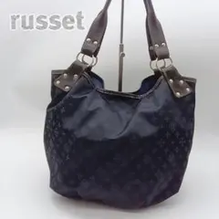 russet ラシット モノグラム ナイロン レザー トートバッグ A4収納可のサムネイル