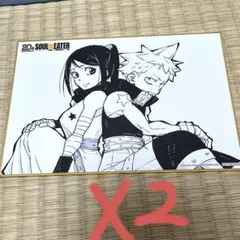 ソウルイーター　マカ　ブラックスター　椿　キッド　クロナ　原作画　缶バッジ　限定 ソウルイーター マカ ブラックスター 椿 キッド クロナ 原作画