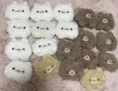 ポメラニアンもち ふわふわぬいぐるみ 大量セット クリップ
