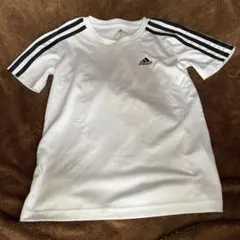 adidas ホワイト Tシャツ 130cm AEROREADY