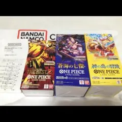 ワンピースカード 蒼海の七傑 神の島の冒険 各2BOX テープ付き - メルカリ