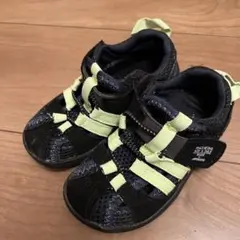 ブリーズ　ウォーターシューズ　15cm ブラック　グリーン