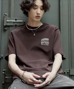 Bleme　コンパクトクラシックワンポイントロゴTシャツ