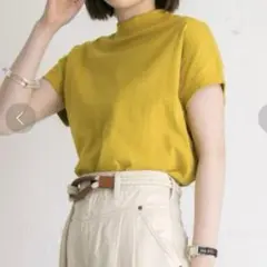 コーエン　coen USAコットン　リピT カラシ色