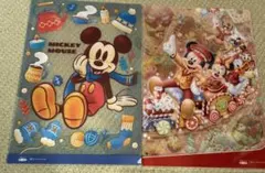 非売品　2枚　A4クリアファイル　ディズニー