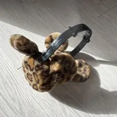 東京ディズニーリゾート　ミッキー　イヤーマフ　耳当て　ヒョウ柄