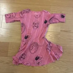 【120】mini rodini オーガニックワンピース 116/122のサムネイル