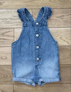 H&Mベビー　デニムオーバーオールのサムネイル