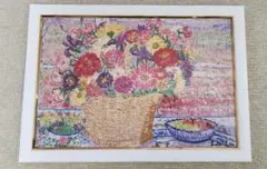 黒田清輝、【菊花と西洋婦人】、年代物・希少な画集画、新品高級額 額装付 黒田清輝、【菊花と西洋婦人】、年代物・希少な画集画、新品高級額