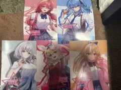 ホロライブ　クロエクリアファイル5枚セット