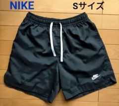 NIKE ウーブン ショートパンツ S 黒 ハーフ ナイロン 水陸両用 スイムのサムネイル
