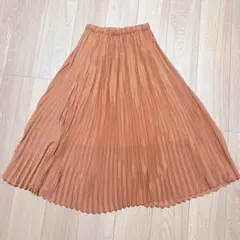 Feroux 洗えるサテンプリーツスカート