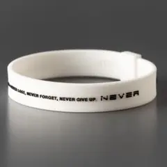 未使用/ 菊池涼介✕BANDEL限定モデル / NEVERブレスレット ホワイト