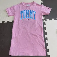 TOMMY ピンク 半袖ワンピース 122cm