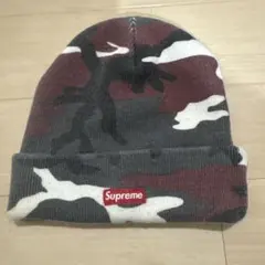 Supreme ビーニー ニット帽 カモフラージュ柄のサムネイル