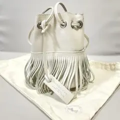 MARCO MASI ミニフリンジ巾着バッグ ショルダー2way マルコマージ