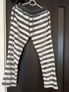 ボーダー柄 ルームウェア パンツ Mサイズのサムネイル