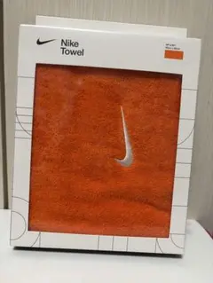 未使用　NIKE ナイキ　スポーツタオル　フェイスタオル　 オレンジ