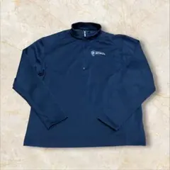 ナイキゴルフ 肉厚 ハーフジップ プルオーバー US古着 キリスト 刺繍ロゴ L