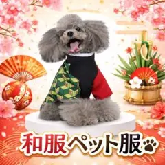 ペット用 コスプレ 和風 コスチューム 犬猫 キャラクター風　　M sizeのサムネイル