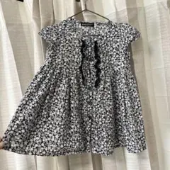 BeBe 花柄 半袖ブラウス 80cmのサムネイル