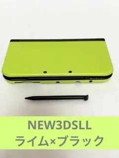 【美品】New Nintendo 3DS LL ライム×ブラック