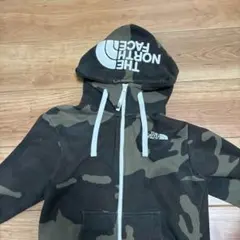 ノースフェイス　パーカー　迷彩　xs