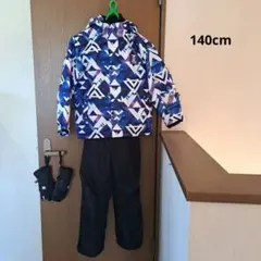 【美品スキーウェア上下140cmスキー手袋付き】BANNNE耐水圧10000mm