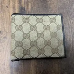 GUCCI グッチ GGスプリーム 二つ折り財布