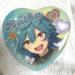 GIRA☆デコアイドルシリーズ ライカ ハート缶バッジ