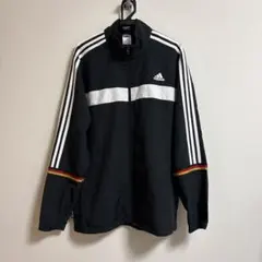 adidas ストライプナイロンジャケット
