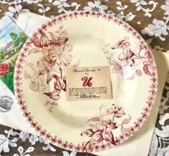C フランスアンティーク ♧ HBCMクレイユモントロー ♧ 花言葉のプレート B フランスアンティーク ♧ HBCMクレイユモントロー ♧ 花言葉の