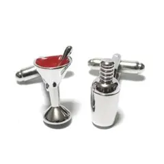 cuf-0695　カフス　カクテル　グラス　シェイカー　シェーカー　バーテンダー