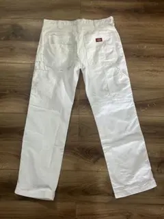 00s dickies W34 ダブルニーホワイトペインターパンツ 白 Y2K 00s dickies W34 ダブルニーホワイトペインターパンツ 白 Y2K メンズ