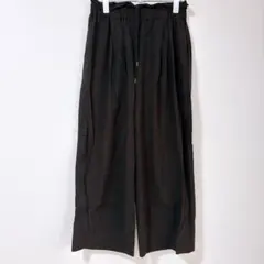 ジャーナルスタンダード24SS ウォッシャブルコットンリネンVISワイドパンツ