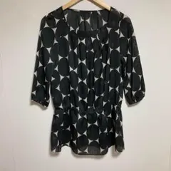 ReFLEcT 幾何学模様 五分袖チュニック