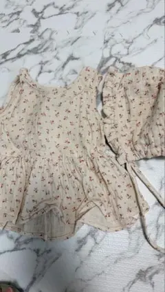 QUINCY MAE 花柄チュニックと帽子セットのサムネイル