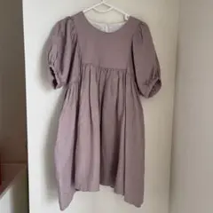 핸드메이드 캘럼 드레스, 덜 핑크, 100