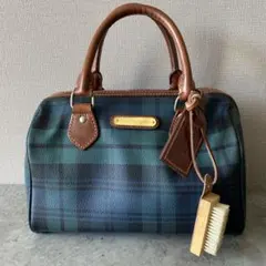 ユタ様ご購入品✨ポロラルフローレン✨PVCレザー✨ミニボストンバッグ✨チェック