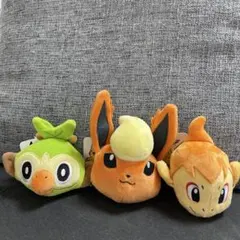 ポケモン ぬいぐるみセット ブースター　サルノリ　ヒコザル