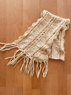 レース＆ニット　マフラー