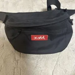 xgirl 黒 ナイロンショルダーバッグ