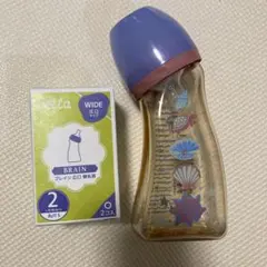 【送料無料】ドクターベッタ ブレイン広口240ml ＋丸穴S(1個)