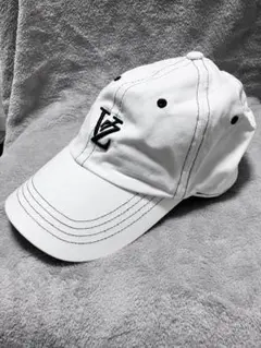 VARZAR バザール　キャップ 845 ホワイト　ロゴ　刺繍　y2k